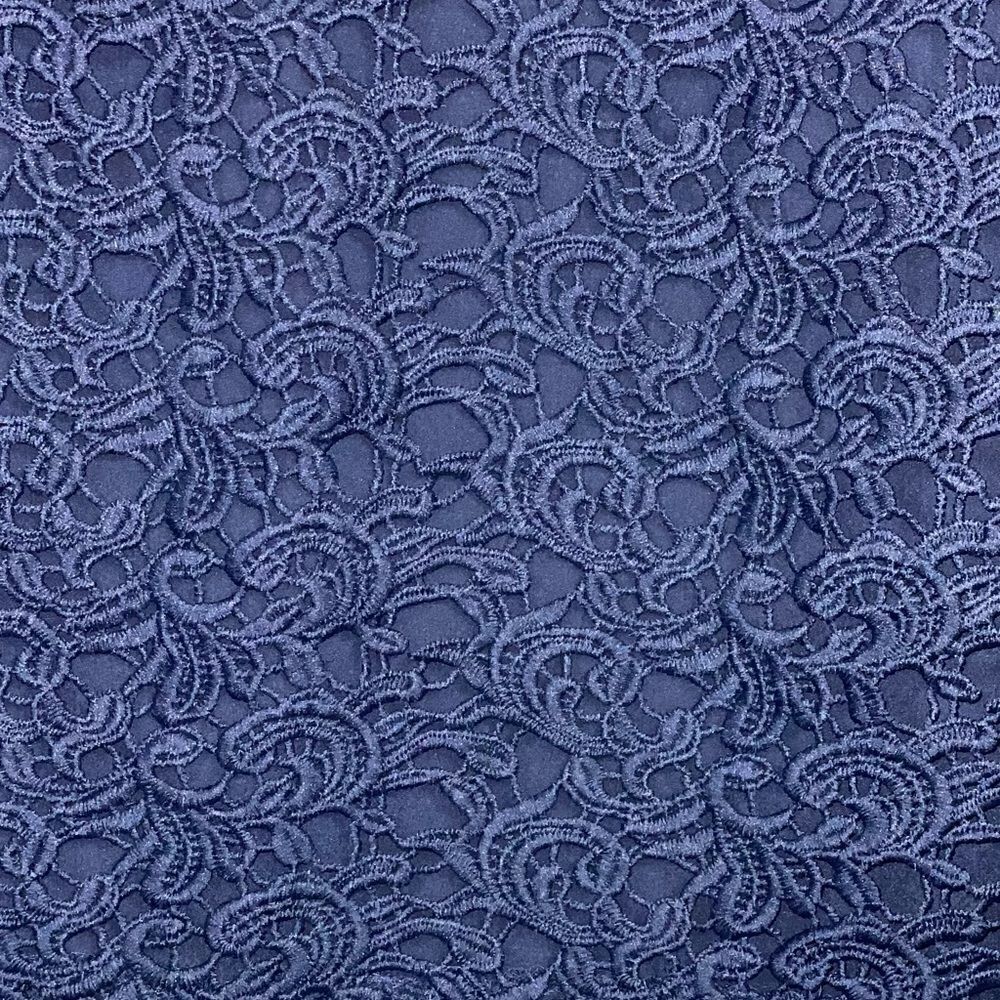 Banana Republic Eyelet Navy Blue Skirt Size 2 - Picture 4 of 7